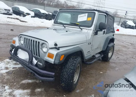 2003 Jeep Wrangler X из США, поврежденный, VIN 1J4FA39S03P354264